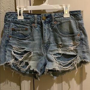 American Eagle High-Waisted Jean Shorts